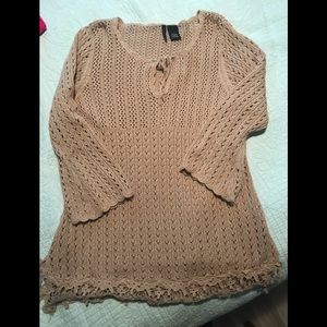 Woman’s crocheted top
